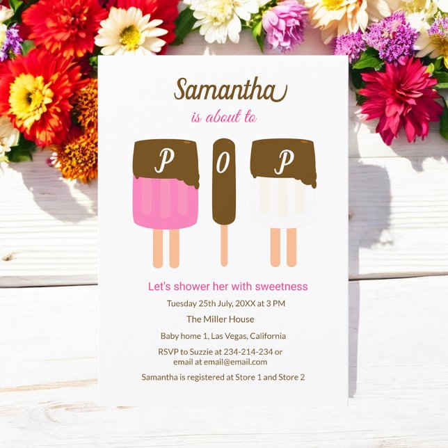 Popsicle rosado a punto de recibir la invitación d (Subido por el creador)