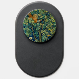 PopSocket Aves de William Morris en un árbol