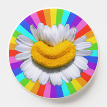 Encantadora Sonrisa Manzanilla Aura Arcoíris