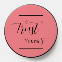 Frase de 'Confiar en ti mismo' con letra negra