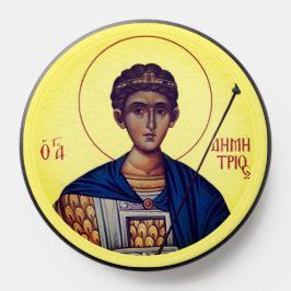PopSocket Iconos ortodoxos cristianos bizantinos: St. Demetr