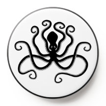Octopus icónico de cerámica de estilo marino de Mi