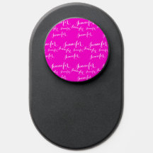 Patrón de nombre rosa, fresco y moderno