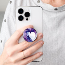 Púrpura Corazón Grunge