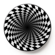 Vórtice de color negro y blanco | Ilusión óptica