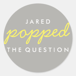 Poptó por la pregunta Pegatina de la bolsa de bien