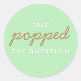 Poptó por la pregunta Pegatina de la bolsa de bien