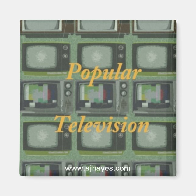 Popular imán de televisión (Frente)