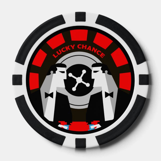 Póquer de Ruleta de Casino de Juegos de Azar  (Anverso)
