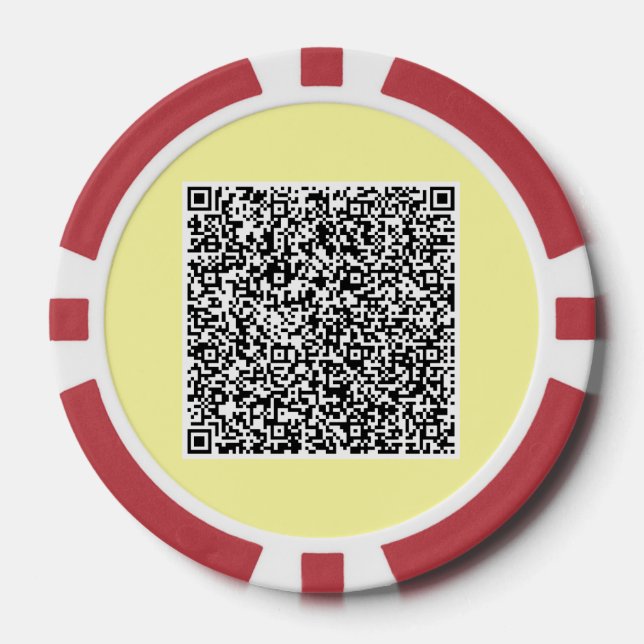 Póquer Tu código QR Analizar información sobre fichas de  (Anverso)