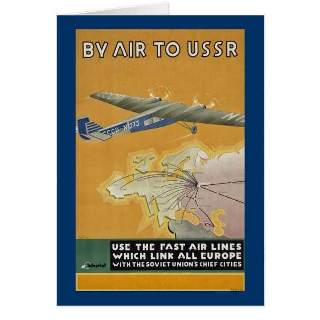 Por aire a la URSS (Frente)