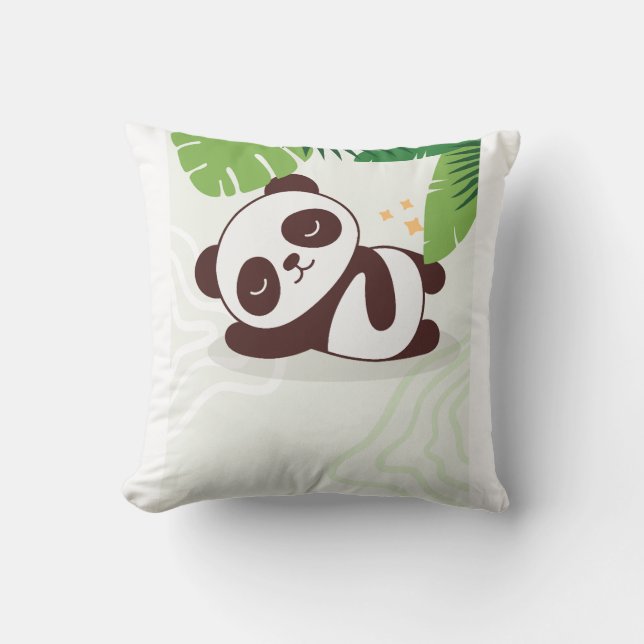 por almohada para panda de niños (Anverso)