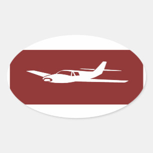 Por amor a los pegatinas de los aviones marrones v
