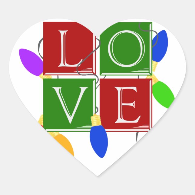 Por amor a los pegatinas navideños (Anverso)