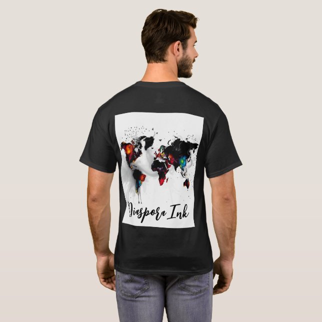 Por Camiseta Diaspora Ink (Reverso completo)