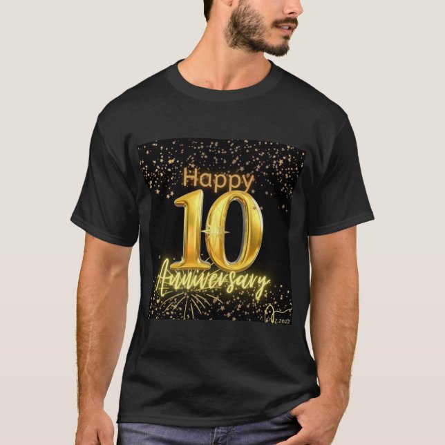 por camisetas de aniversario feliz (Anverso)