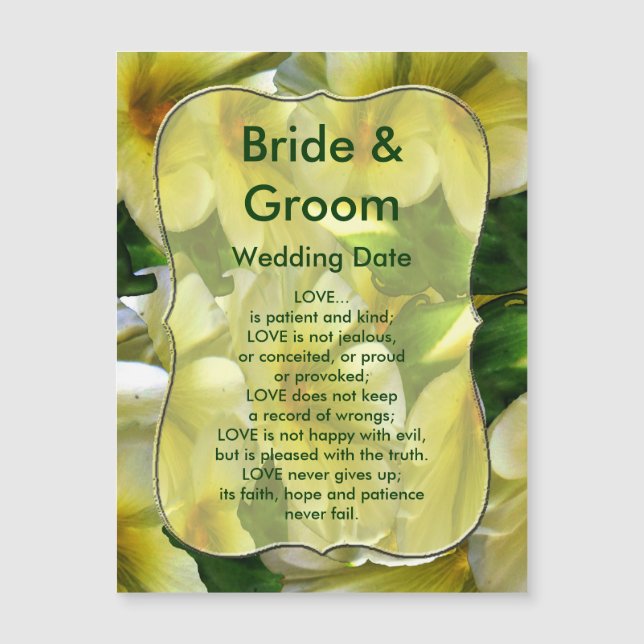 Por completo del amor de la boda de la felicidad (Anverso)