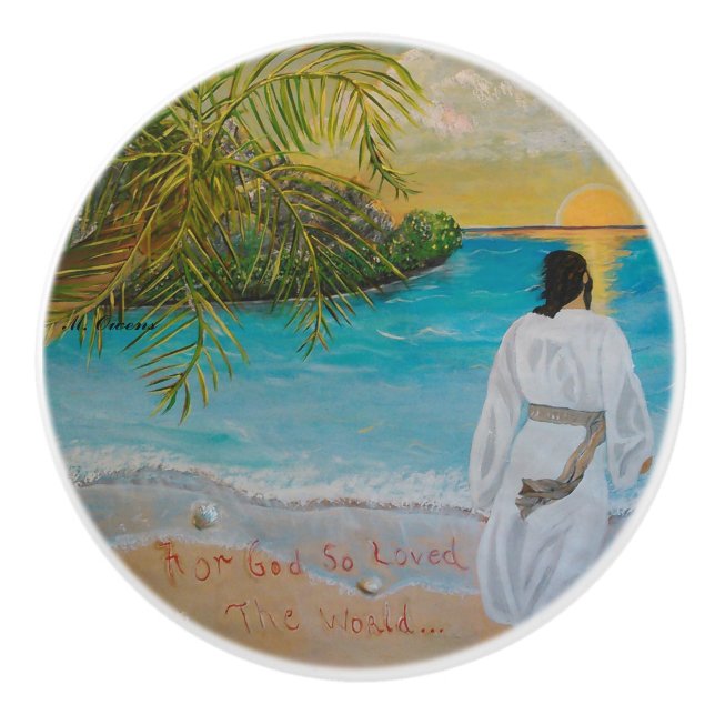 "Por Dios Tan Amado El Mundo..." Pomo de la puerta (Anverso)