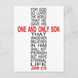 Por Dios tan amado el mundo postal