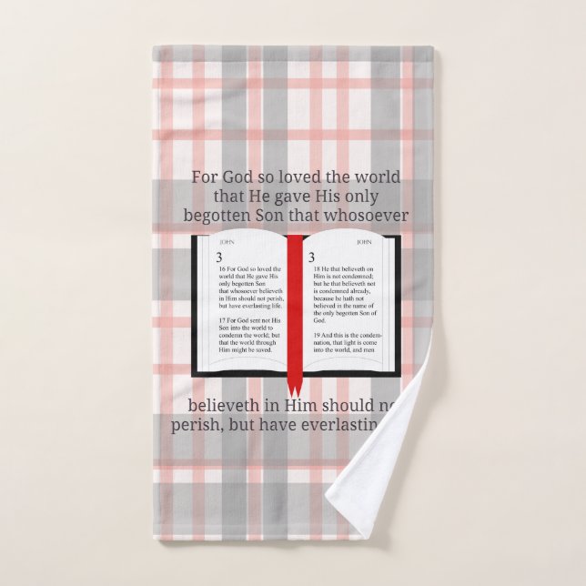 Por Dios tan querido mundo (Toalla de mano)