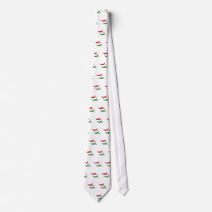 Por el amor a la corbata de Navidades verdes rojos