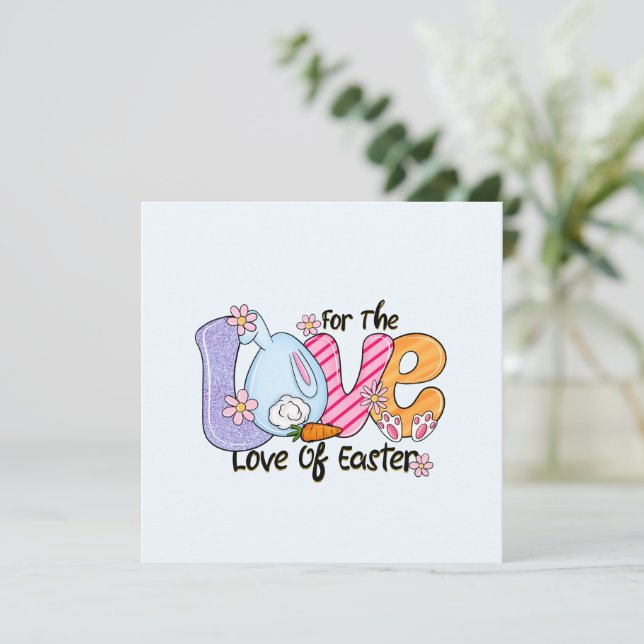 Por el amor a la Pascua (Anverso de pie)