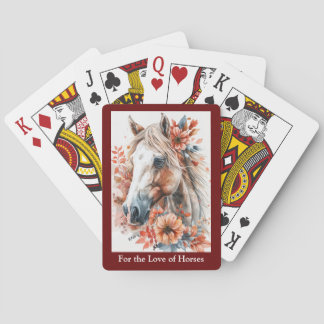 Por el amor de los caballos jugando a las cartas