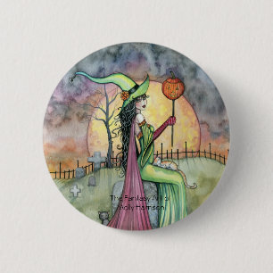 Por el Amor del botón de Halloween Pin