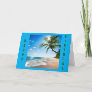 POR EL MAR PARA TU TARJETA **CUMPLEAÑOS**