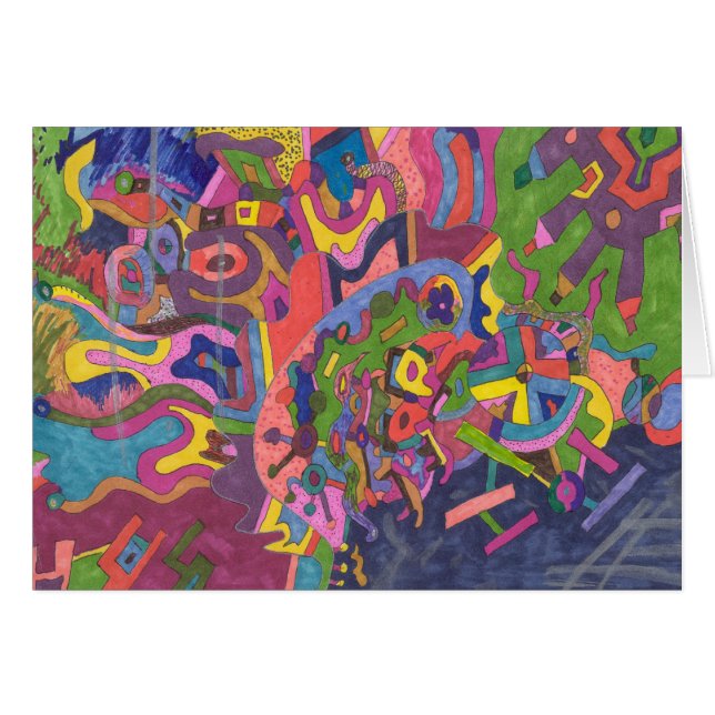 "Por encima de la tormenta" Resumen de arte (Anverso (Horizontal))