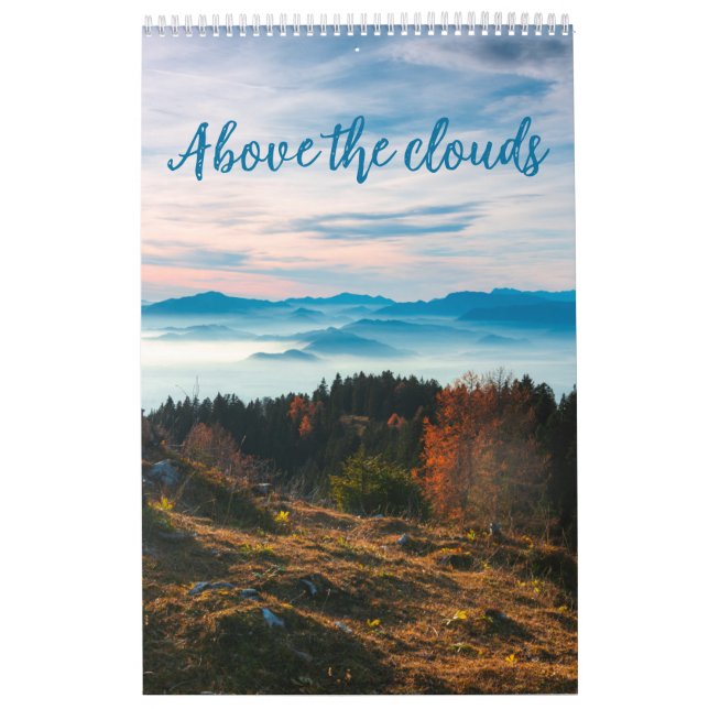 Por encima del calendario de nubes (Tapa)