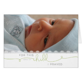Por este niño que reí - 1 Samuel 1:27