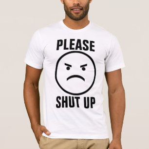 POR FAVOR, APAREZCA (DEJE DE HABLAR) CAMISETAS