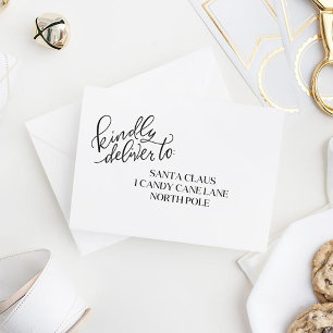 Por Favor Entregar Sello De Caucho Leído A Mano