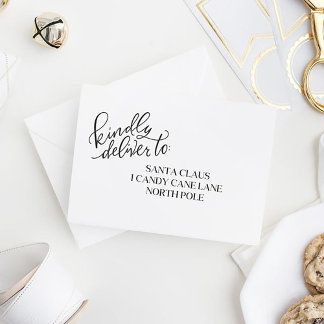 Por Favor Entregar Sello De Caucho Leído A Mano