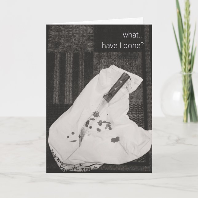 Por Favor, Perdóname Tarjeta De Saludo (Anverso)