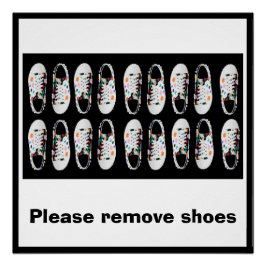 Por favor, quite zapatos poster por dalDesignNZ