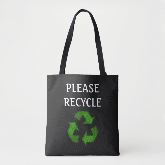Por favor recicle la bolsa de tote (Anverso)