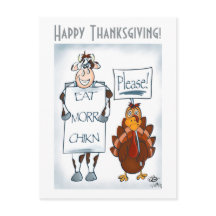 Por favor, tarjeta postal de Acción de Gracias