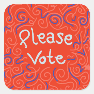 Por favor, voten Pegatinas