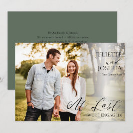 Por fin estamos comprometidos con el anuncio de co