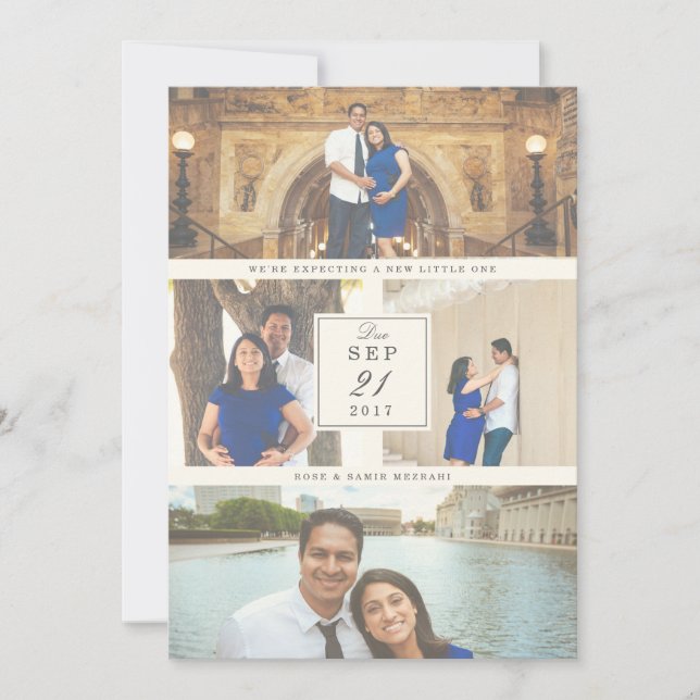 Por fin Invitación de embarazo (Anverso)