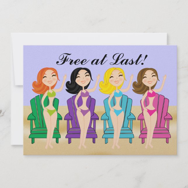 ¡Por fin libre! Invitación - FRS (Anverso)