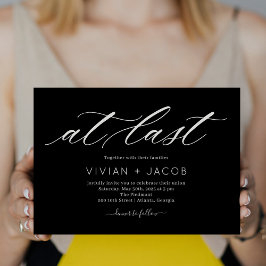 Por fin un COLOR EDITABLE Invitación a la boda mod