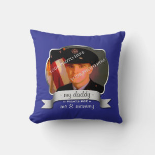 Por hijo de soldado extranjero - Almohada azul