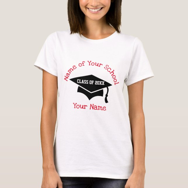 Por la delgada camiseta de las mujeres graduadas (Anverso)