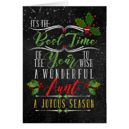 por la mejor hora de la tía Navidades Chalk