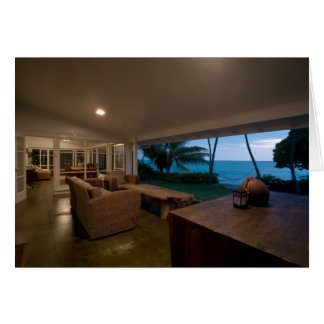 Por la noche en el Lanai