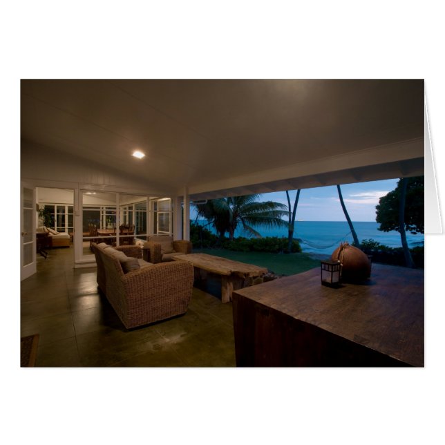 Por la noche en el Lanai (Anverso (Horizontal))