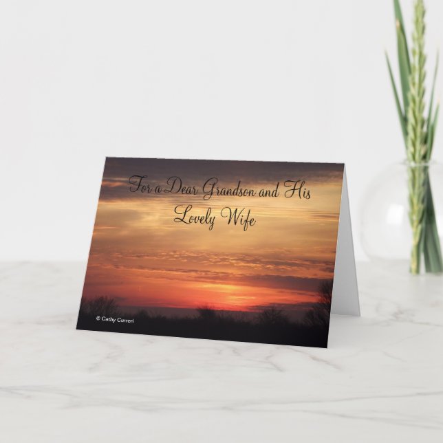 Por la tarjeta de aniversario de su querido nieto  (Anverso)